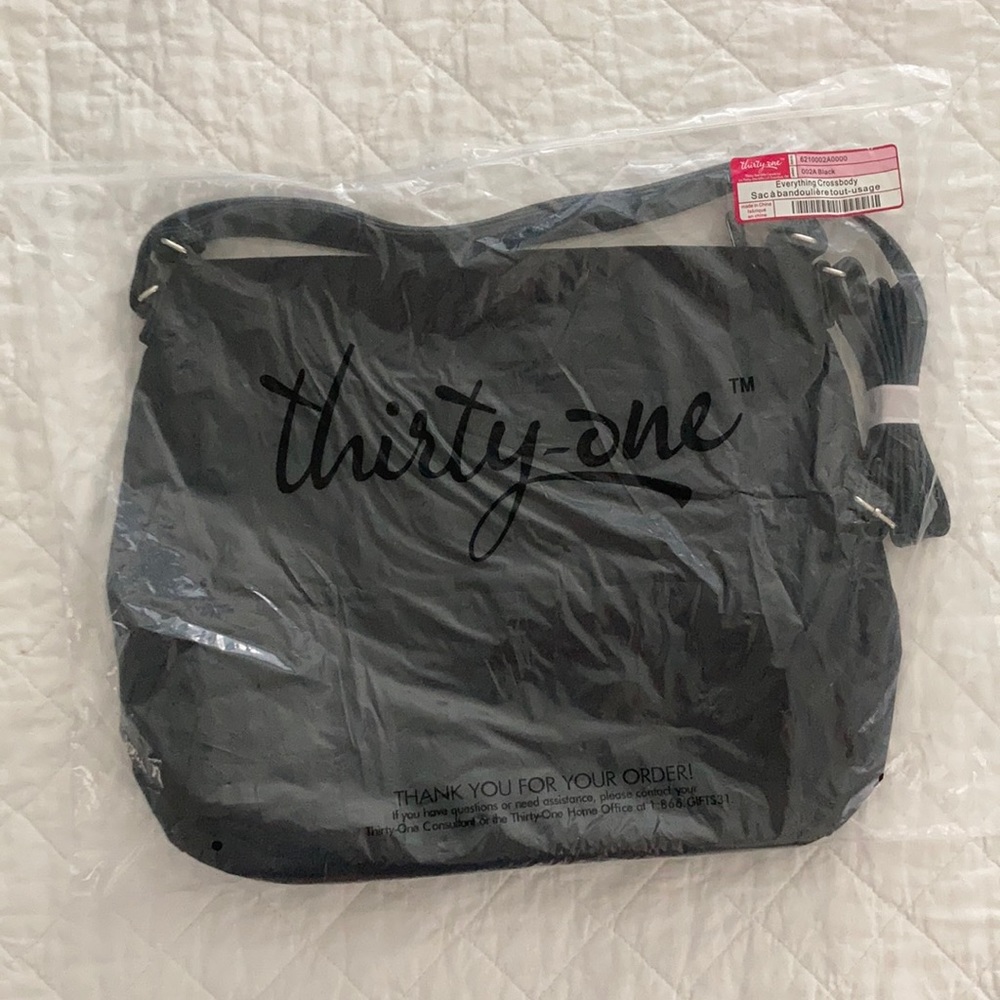 Thirty-One Everything Crossbody - Black